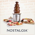 thumbnail image 2 of Nostalgia 4 Tier Electric Chocolate Fondue Fountain Machine for Parties - Melts Cheese, Queso, Candy, and Liqueur - Dip Strawberries, Apple Wedges, V, 2 of 5
