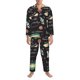 thumbnail image 3 of Balery Vegetable Quiche Pijama para Hombre de Dos Piezas con Manga Larga, Conjunto de Dormir y Descanso Suave con Bolsillos-Small, 3 of 7