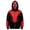 Vermilion, variant on Hoodies For Men Full Zip Up Face Cover Hoodie Unisex Spiderweb Graphic Novelty Sweatshirt Outerwear with Pockets