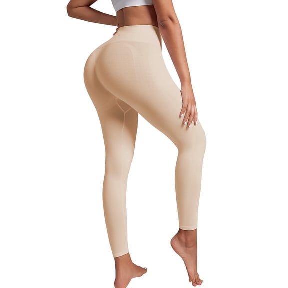 Takusun High Waisted Medium Compression Leggings - Shapewear for Women