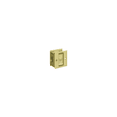 thumbnail image 2 of Deltana SDL25U3 Pocket Lock; 2-1/2" x 2-3/4" Privacy; Bright Brass Finish, 2 of 2