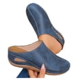thumbnail image 4 of Clogs for Women with Rubber Sole And Distressed Faux Upper, Mule Slippers, 1 Pc, 4 of 8