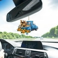 thumbnail image 2 of Ornements Suspendus Mignons en Forme de Chien de Voiture 3D, 2 of 9