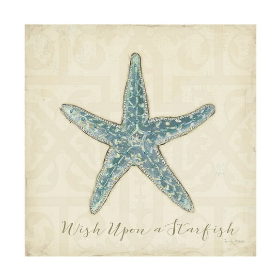 Trademark Fine Art 'Beach Treasures II Christmas' Canvas Art by Emily Adams