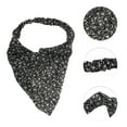 thumbnail image 3 of Unique Bargains 1 Pc Fashion Ditsy Floral Headwrap for Women Black, 3 of 6