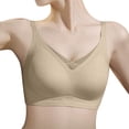 thumbnail image 1 of Brasier Mujer Sujetadores sin Costuras para Mujer con Frunces Grandes para Lucir Los Pequeños y Sujetadores Finos y Ajustables para Que No Queden Caídos. Extra Grande, 1 of 4