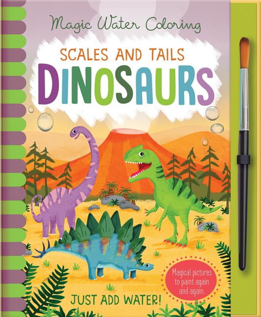 Sonsage 3PCS Water Painting Colouring Books for Children,Dinosaur Vehicles and Ocean Magical Reusable Water Painting Crafts Book with Pen for Toddlers and Kids