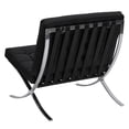 thumbnail image 4 of Fauteuil Barcelona en Cuir et Acier Inoxydable Pavilion - Qualité Contractuelle, 4 of 10