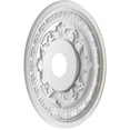 thumbnail image 4 of Ekena Millwork 19"OD x 3 1/2"ID x 1"P Baltimore Thermoformed PVC Ceiling Medallion (Fits Canopies up to 7 3/4"), Bright Coat Gold, 4 of 10