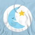 thumbnail image 2 of Care Bears: Unlock the Magic Bedtime Bear Belly Adult Pull-Over Hoodie, Light Blue, Medium, 2 of 4