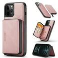 thumbnail image 1 of iPhone XS Max 2018 Case and Cover 6.5", Allytech Slim Fit Stand Magnetic Closure Card Slots Removable Purse Zipper Wallet PU Leather Anti-Shock Shell Cover for iPhone XS Max 6.5 inch 2018, Pink, 1 of 7