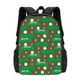 thumbnail image 3 of Balery Cute Santa And Ho Ho Ho Backpack for Men and Women - Durable 600D Oxford Cloth -Large Capacity, Water-Resistant School, Travel, and Hiking Bag, 3 of 9