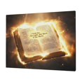thumbnail image 3 of CozyNet Glowing Bible Verse, "I Am The Light Of The World," Surrounded By Heavenly Light Wall Art Prints With Frame Canvas Perfect for Living Room & Bedroom, Ready to Hang, Wall Decor 12"x16", 3 of 10