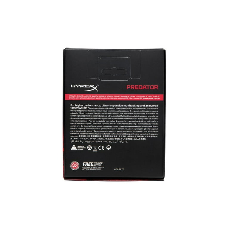 HyperX 32GB 3600MHz DDR4 CL17 DIMM Kit of 4 XMP RGB HX436C17PB4AK4 32 Memory Upgrade