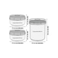thumbnail image 5 of SET DE 3 TOPPERS DE ACERO INOXIDABLE Ideal para el desayuno o comida, apto para usar en micro ondas, cada topper tiene tapa de rosca con válvula, anti derrames, son 3 diferentes tamaños, libre de PBA, 5 of 5