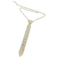 thumbnail image 4 of con diamantes imitación para hombre y mujer, accesorio decorativo ajustable para disfraz, joyería brillante para el cuello, cadena con Oro, 4 of 8