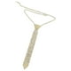 thumbnail image 3 of Collar con diamantes de imitación, corbata, accesorios de disfraz para mujeres y niñas. Oro, 3 of 8