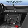 thumbnail image 3 of J&D 12V Car Cigarette Lighter Socket with USB Ports, Male to Female, 18W High-Speed Charging for Multiple Devices, Compatible with Dash Cams, GPS, LED Strips, 2-Pack, Red, 1ft, 3 of 4
