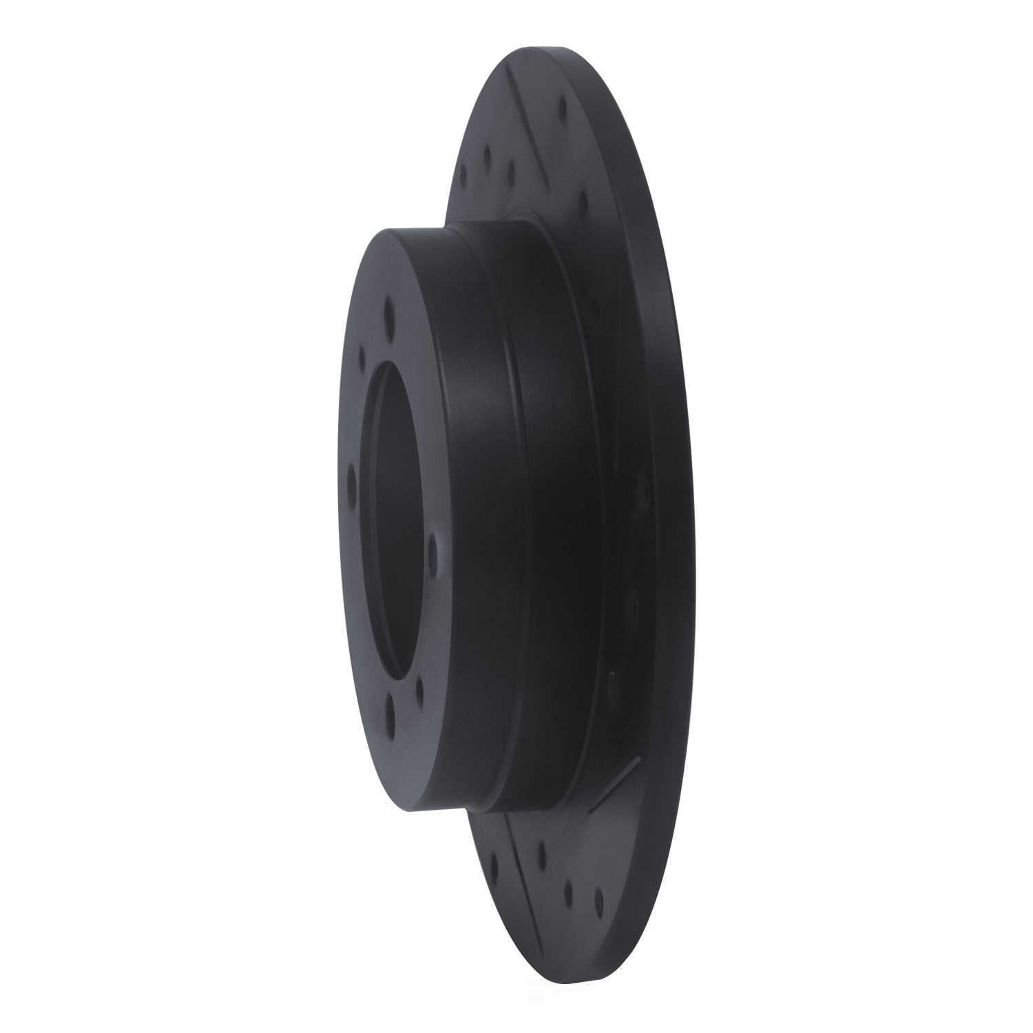 Dynamic Friction Company 633-72011R DFC Brake Rotor - Drilled And Slotted - Black