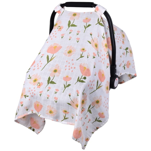 Funda de muselina para asiento de coche para bebés, Metplus, transpirable, funda para asiento de coche, funda ligera para portabebés para niñas y niños, para primavera, verano, días calurosos, clima c