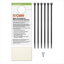 CURT 55323 Vehicle-Side Custom 4-Pin Trailer Wiring Harness, Select Dodge Caravan, Grand, Dakota, Chrysler Town and Country, Plymouth