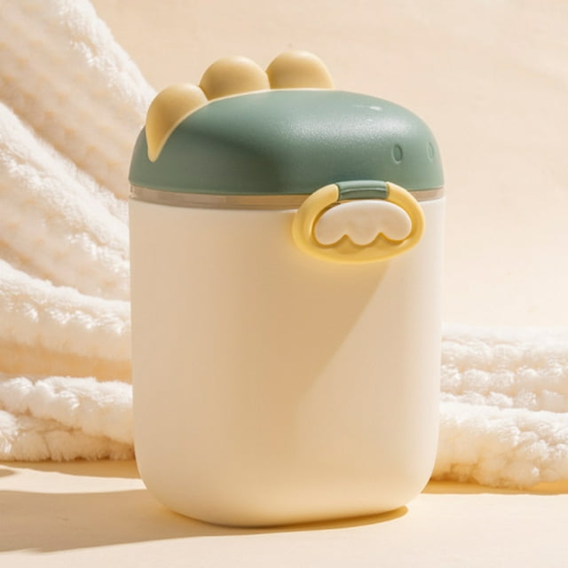 Contenant Alimentaire de Voyage à Thème Dinosaure avec Rangement Compartimenté pour Distributeur de Préparation et de Poudre