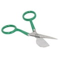 thumbnail image 2 of Carpet Cutter, Tufting Carpet Scissors Duckbill Shaped Mini Portable Stainless Steel Ergonomic Handle  For Decal Work For Rug Making Green, 2 of 8