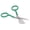 Green, variant on Rupoun Tufting Carpet Shears Mini Portable Stainless Steel Duckbill Applique Scissors Hairball Trimming Cutter Tools For Rug Making, Green (2.16x4.72 inches / 5.5x12 cm)