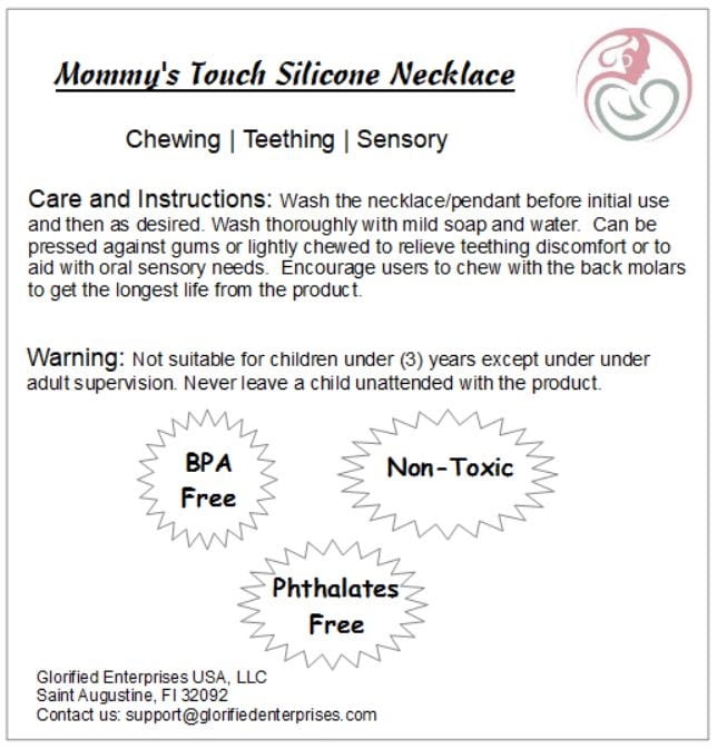 shark tooth teething necklace