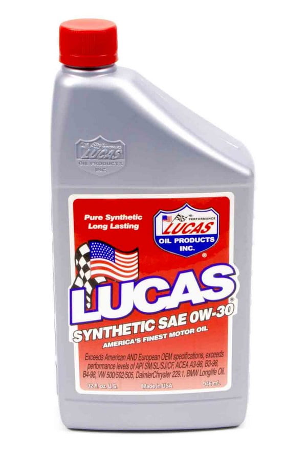 Lucas Oil 0W30 Motor Oil 1 qt P/N 10179