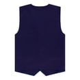 thumbnail image 3 of LiiYii Kid Girls Boys Vest Volunteer Activity Waistcoat Solid Color Irregular Hem Volunteers Navy Blue XL/13, 3 of 5