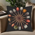 thumbnail image 5 of Set of 2 18x18in Throw Pillow Covers with Rustic Garden Tool Design - Perfect for Couch Bed or Car Decor, 5 of 8