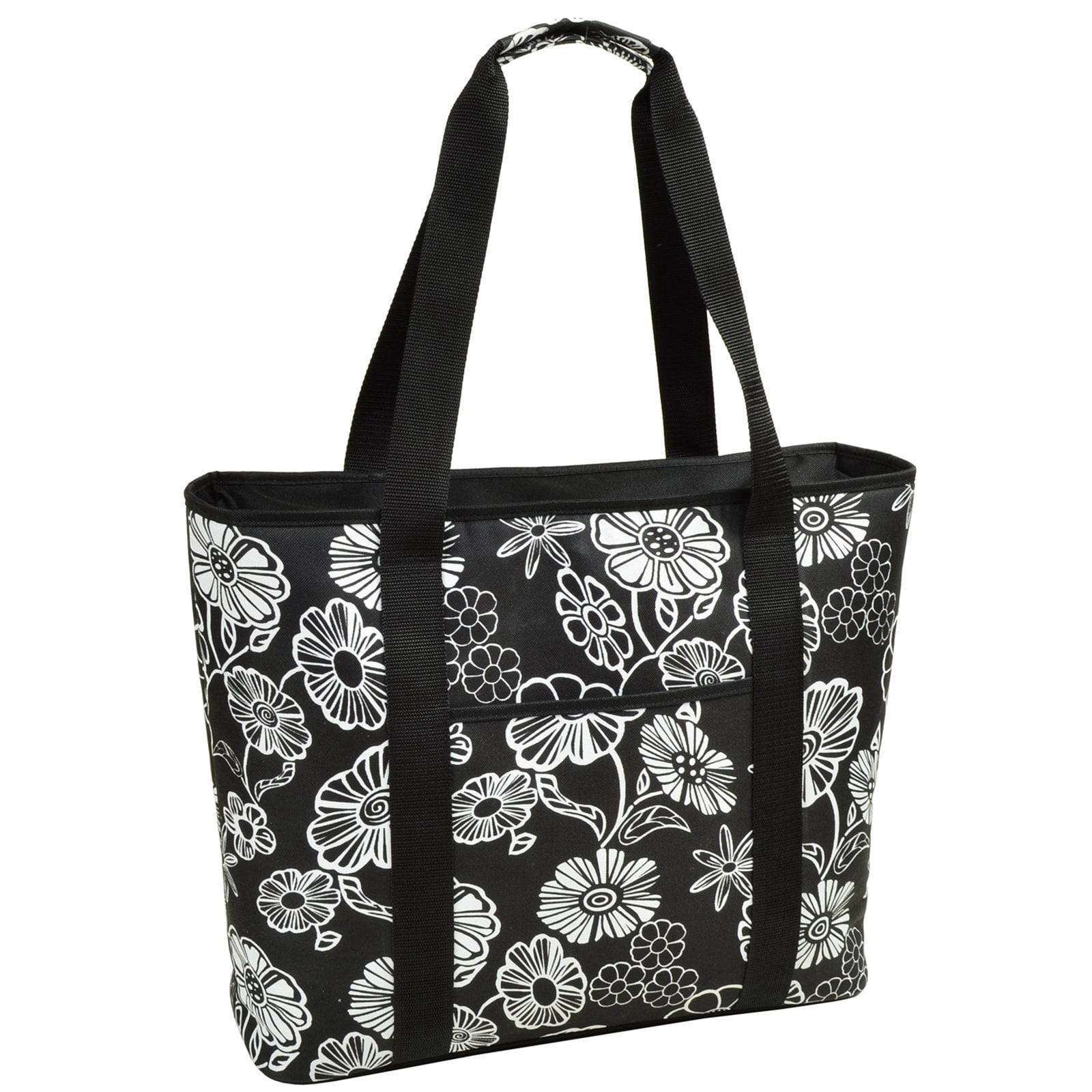 Picnic at Ascot Insulated Cooler Tote Bag Night Bloom
