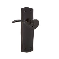 Nostalgic Warehouse Praman_Sd_Nk_Rh Manor Non-Turning One-Sided Door Lever - Bronze