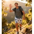 thumbnail image 5 of Aideaone Men's Swim Trunks with Compression Liner 9" Quick Dry Board Shorts Swimsuit Swimwear Bathing Suit, 5 of 6