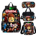 thumbnail image 2 of Mochila escolar a la moda para hombre y mujer, morral de almuerzo Diagonal, bolso para bolígrafos, mochila bonita para niño y niña, 2020, 2 of 4