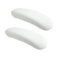 thumbnail image 4 of veasfak Office Chair Armrest Covers Removable Comfortable Elastic Protective Sleeve Machine Washable Slipcovers Arm Rest Covering white, 4 of 9