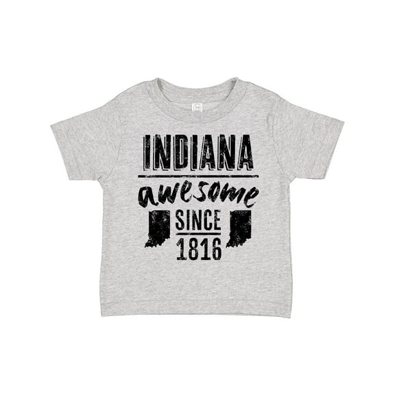Inktastic Indiana Awesome Since 1816 Boys or Girls Toddler T-Shirt