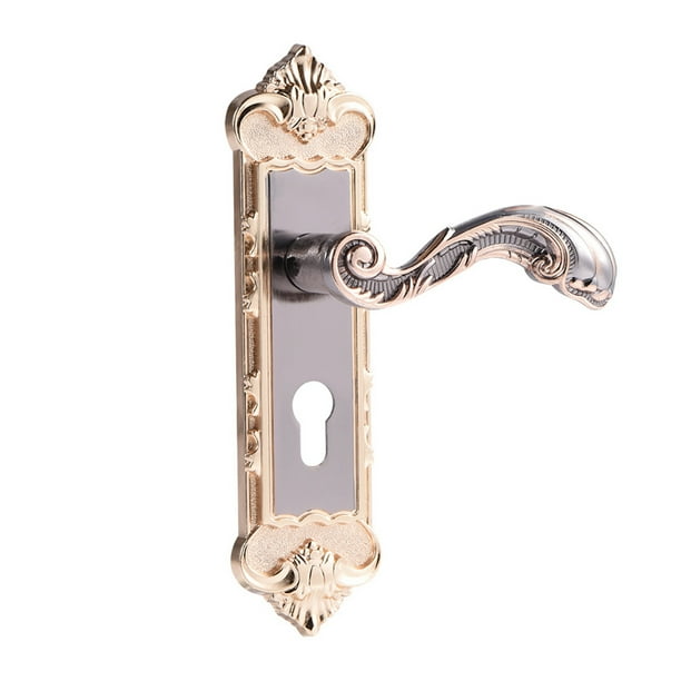Cerrado de Puerta, Práctica Antirrobo multifuncional Cerrado de Puerta de Hábitaciónica Cerrada de Puerta Vintage de Aleacio de Aluminio Retro de Estilo Europa