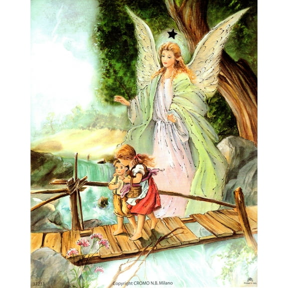 Religious Wall Art, Laminated Print, Unframed, Art Decorative Paper 8" x 10"