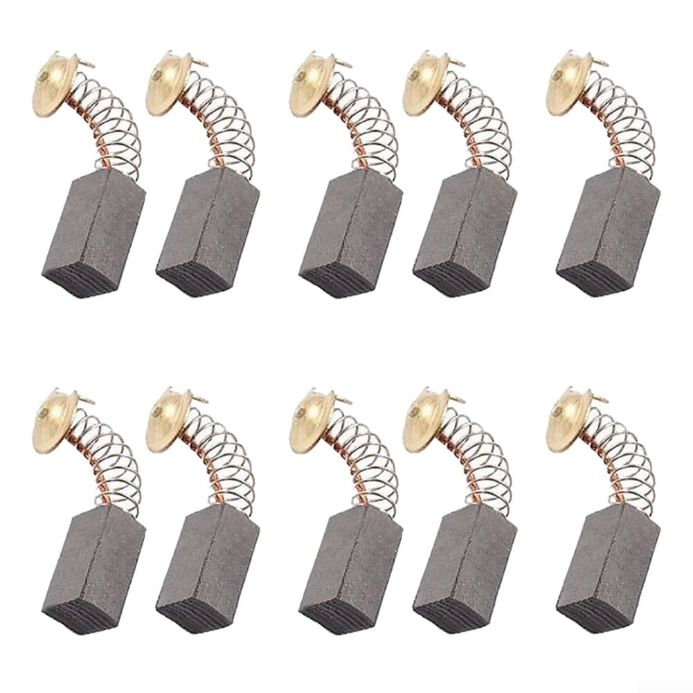 NIILEEL 10x Carbon Brushes to Fit Guild Pdh26g Rotary Hammer Drill 1000W 6.5x7.5x12 E15