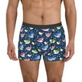 thumbnail image 4 of Wukai Colorful Cartoon Shark Print Men’s Underwear Breathable Boxer Briefs,&nbsp;Moisture Wicking & Breathable-X-Large, 4 of 7