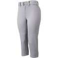 thumbnail image 3 of Evoshield Women's Standout High Rise Fastpitch Softball Pant Grey S, 3 of 4