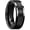 Black, variant on 8mm Mens Brushed Tungsten Carbide Wedding Band Black Pipe Cut Ring Brushed Matte Finish Polished Edge Comfort Fit Size 10
