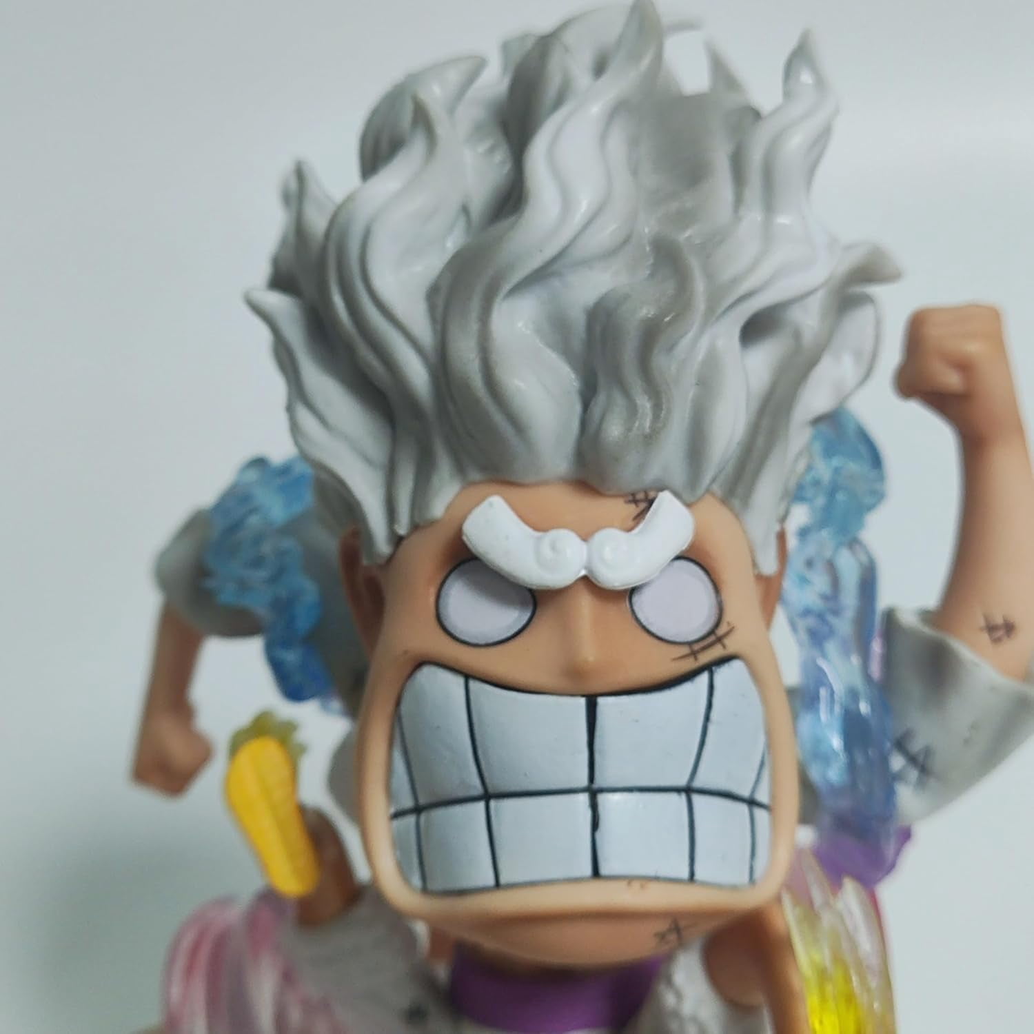 Newly Luffy Figure Q Version Big Head Fire Wheel Luffy Action Figures 15cm/5.9inch PVC Characters Collectible Handicrafts for Anime Fans Gifts