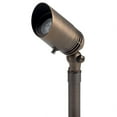 thumbnail image 2 of Kichler Boxer 2 1/2"H Brass Outdoor Spot Light w/ Adjustable Cowl, 2 of 2