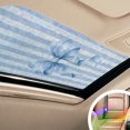 Windows Rainbow Ribbons Blue Tied Bow Window Privacy Film Rainbow Static Cling Stain Glass ...
