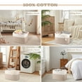 thumbnail image 5 of LITERRA Large Blanket Basket Rope Storage Baskets for Organizing, Bedroom Livingroom Washingroom 28 Gallon, 5 of 6