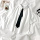 thumbnail image 1 of Camisas blancas Mujer con corbata Estilo japonés Preppy Estudiantes BF Blusa de gran tamaño Simple Sólido Suelto Verano Top L3204 Tan Jianjun unisex, 1 of 1
