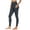 Dark Gray-a, variant on Vivianyo HD Women's Solid Color Leggings with Lace-Up Ankle Detail,Stretchy Casual & Active Leggings,Green,Size XS-XXXXL